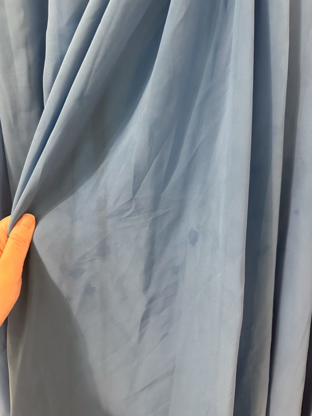 Azazie Dakota Chiffon Bridesmaid Dress - Blue Jay - Picture 9 of 10